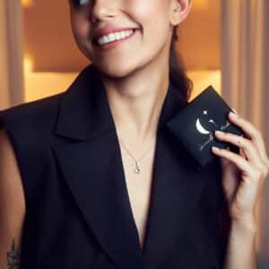 Naszyjnik gwiazdka z nieba pozłacany 01