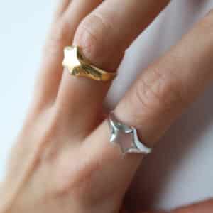 Pierścionek- sygnet- gwiazdka z nieba