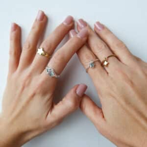 Pierścionek- sygnet- gwiazdka z nieba