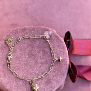 Bransoletka gwiazdka z nieba crystal heart