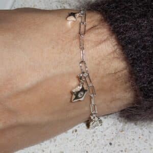 Bransoletka gwiazdka z nieba crystal heart